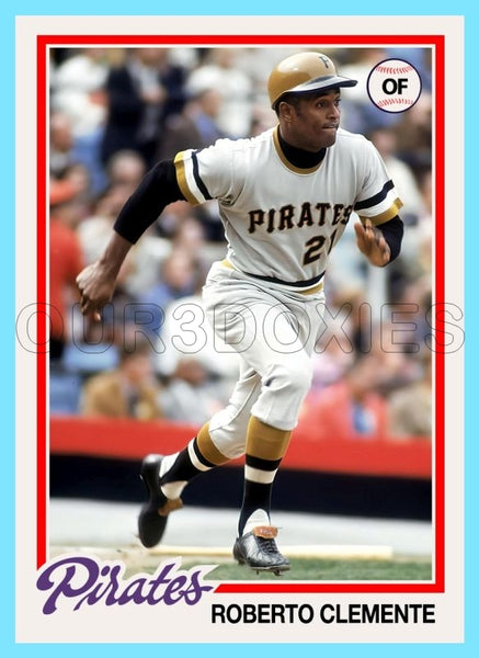 Roberto Clemente 1978 Topps Custom Card - 4894