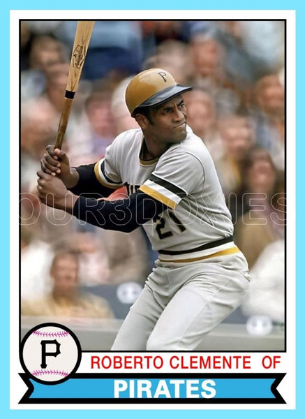 Roberto Clemente 1979 Topps Custom Card - 4917