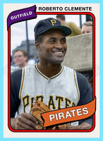 Roberto Clemente 1980 Topps Custom Card - 4923