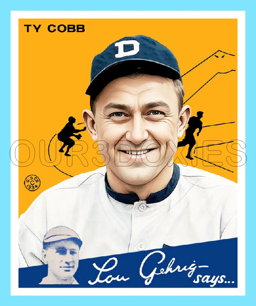 Ty Cobb 1934 Goudey Custom Card - 3714