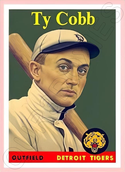 Ty Cobb 1958 Topps Custom Card - 4118