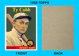 Ty Cobb 1958 Topps Custom Card - 4118