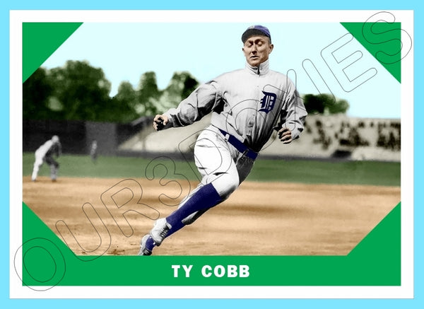 Ty Cobb 1960 Fleer Custom Card - 4197