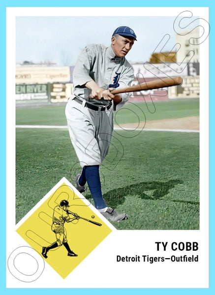Ty Cobb 1963 Fleer Custom Card - 4319