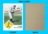 Ty Cobb 1963 Fleer Custom Card - 4319
