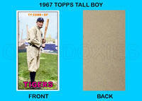 Ty Cobb 1967 Topps Tall Boy Custom Card - 4946
