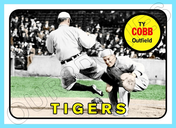 Ty Cobb 1969 Topps Custom Card - 4528