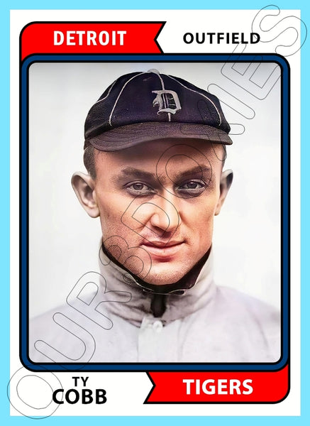 Ty Cobb 1974 Topps Custom Card - 4808