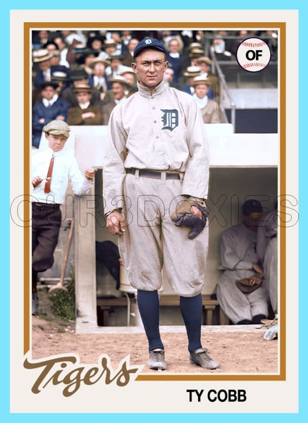 Ty Cobb 1978 Topps Custom Card - 4895