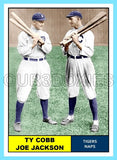Ty Cobb Joe Jackson 1961 Topps Custom Card - 4257