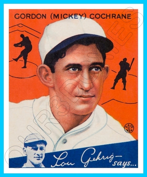 Mickey Cochrane 1934 Goudey Reproduction Card - 3715