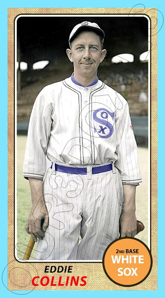 Eddie Collins 1968 Topps Tall Boy Custom Card - 4642