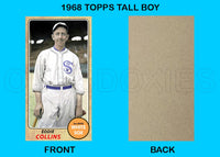 Eddie Collins 1968 Topps Tall Boy Custom Card - 4642