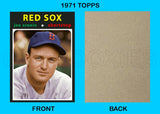Joe Cronin 1971 Topps Custom Card - 4589