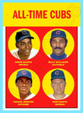 Banks Williams All Time Cubs 1963 Topps Custom Card - 4350