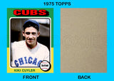 Kiki Cuyler 1975 Topps Custom Card - 4833