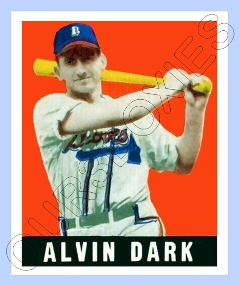 Alvin Dark 1948 Leaf Reproduction Card - 3858
