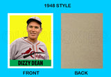 Dizzy Dean 1948 Leaf Custom Card - 3902