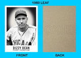 Dizzy Dean 1960 Leaf Custom Card - 4416