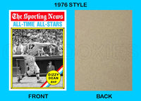 Dizzy Dean 1976 Topps AS Custom Card - 4851
