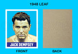 Jack Dempsey 1948 Leaf Custom Card - 3903