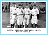 Dickey Gehrig Dimaggio Lazzeri 1947 Tip Top Bread Custom Card - 3816