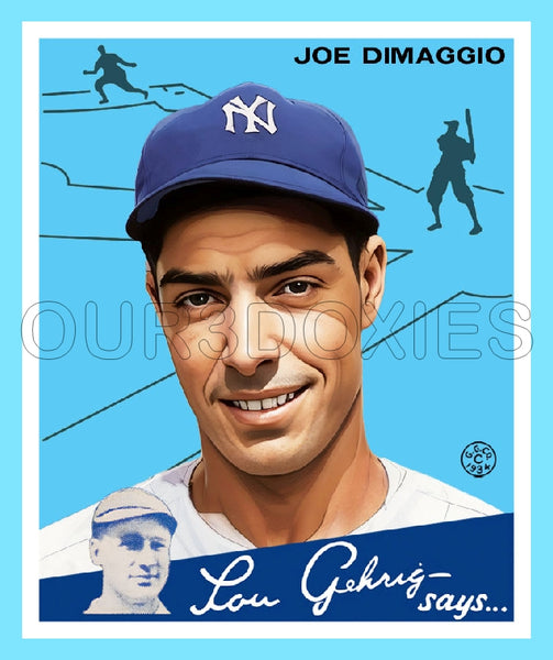 Joe Dimaggio 1934 Goudey Custom Card - 3718