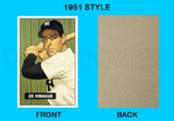 Joe Dimaggio 1951 Bowman Custom Card - 4016