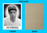 Joe Dimaggio 1960 Leaf Custom Card - 4417