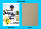 Joe Dimaggio 1963 Fleer Custom Card - 4320