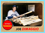 Joe Dimaggio 1968 Topps Custom Card - 4499