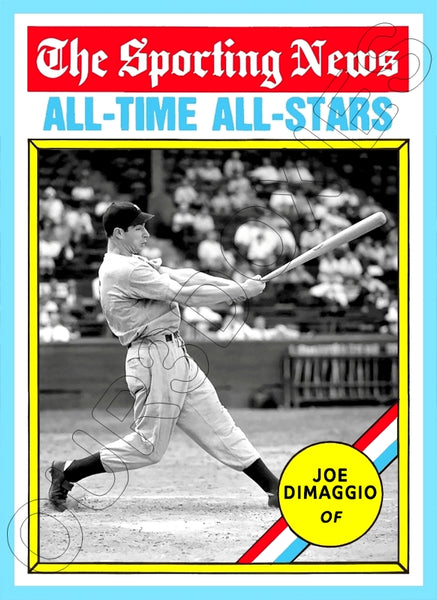 Joe Dimaggio 1976 Topps AS Custom Card - 4853