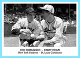 Joe Dimaggio Dizzy Dean 1947 Tip Top Bread Custom Card - 3818