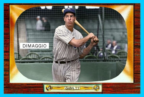 Joe Dimaggio 1955 Bowman Custom Card - 4064