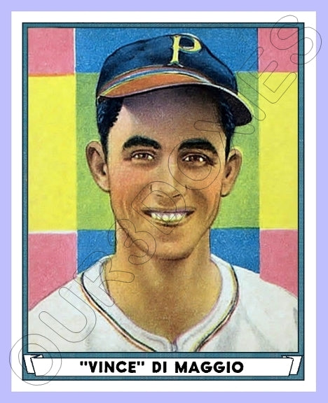 Vince Dimaggio 1941 Play Ball Reproduction Card - 3775
