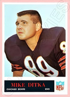 Mike Ditka 1965 Philadelphia Football Reproduction Card - 4390