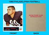 Mike Ditka 1965 Philadelphia Football Reproduction Card - 4390