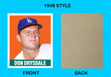 Don Drysdale 1948 Leaf Custom Card - 3907
