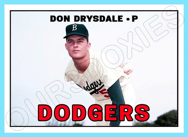 Don Drysdale 1967 Topps Custom Card - 4468