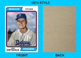 Don Drysdale 1974 Topps Custom Card - 4811