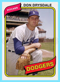 Don Drysdale 1980 Topps Custom Card - 4925