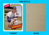 Don Drysdale 1980 Topps Custom Card - 4925