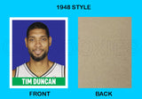 Tim Duncan 1948 Leaf Custom Card - 3908