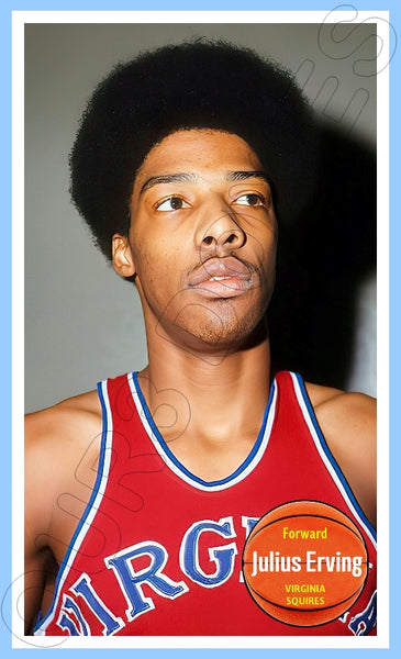 Julius Erving 1964 Topps Giants Custom Card - 4691
