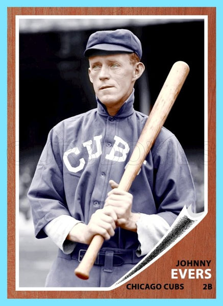 Johnny Evers 1962 Topps Custom Card - 4294