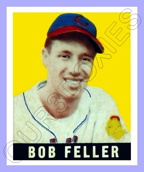 Bob Feller 1948 Leaf Reproduction Card - 3862