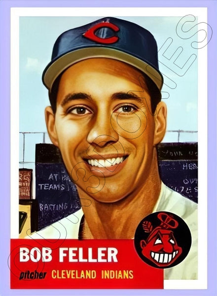 Bob Feller 1953 Topps Reproduction Card - 4039