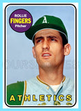 Rollie Fingers 1969 Topps Custom Card - 4531
