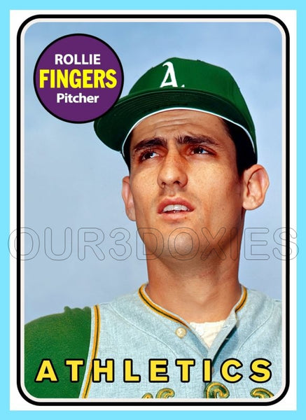 Rollie Fingers 1969 Topps Custom Card - 4531