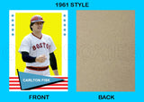 Carlton Fisk 1961 Fleer Custom Card - 4218